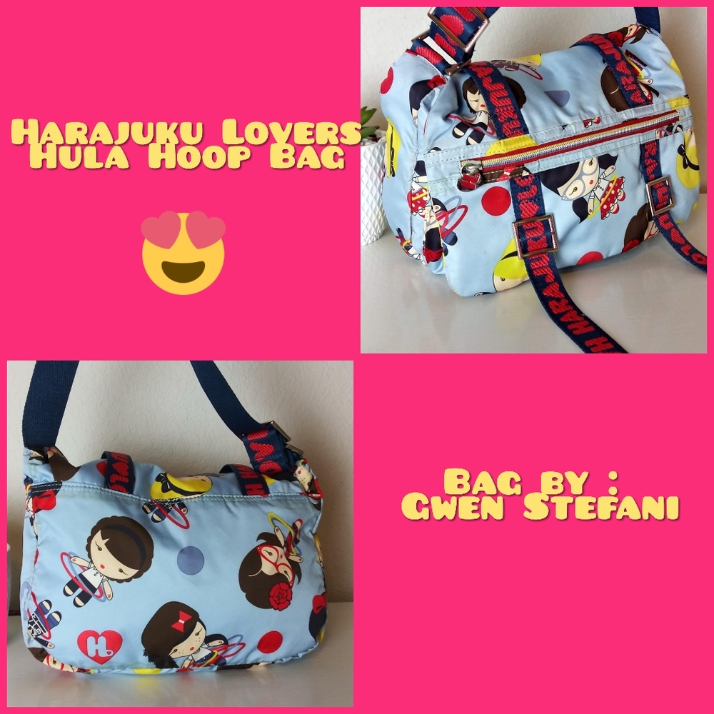 Harajuku Lovers Hula Hoop Girls Messenger Bag